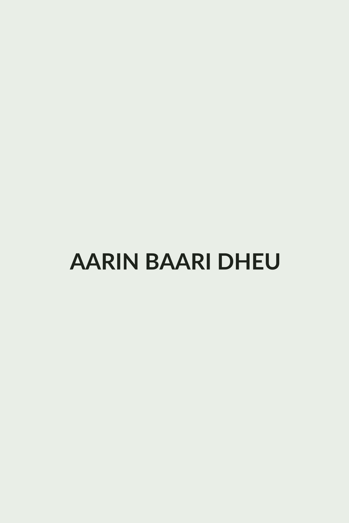 AARIN Baari - Dheu Pure Linen Saree