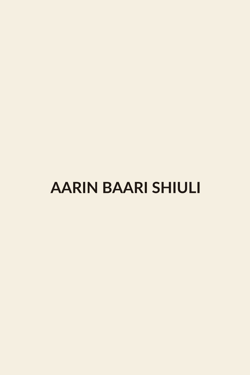 AARIN Baari - Shiuli Mul Cotton Saree