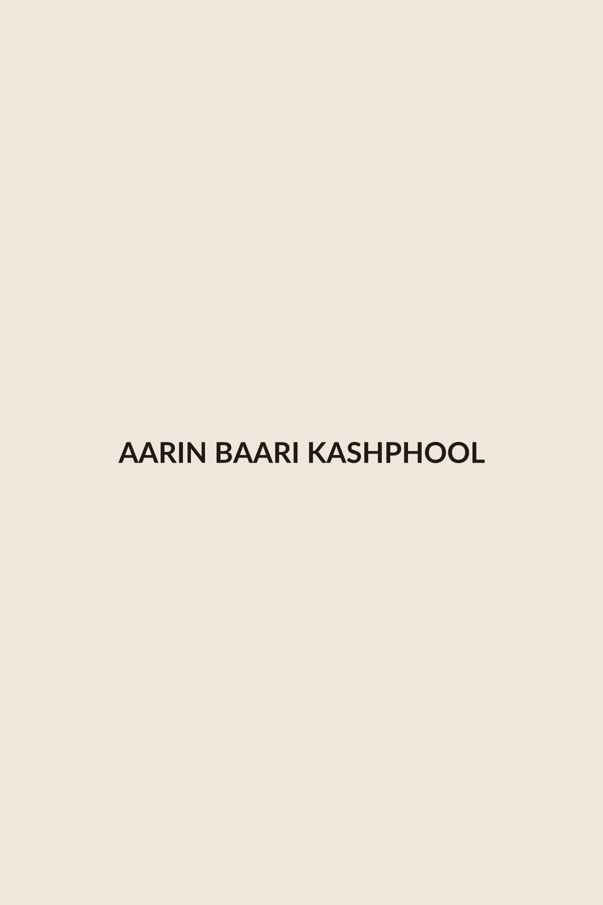 AARIN Baari - Kashphool Khadi Cotton Saree