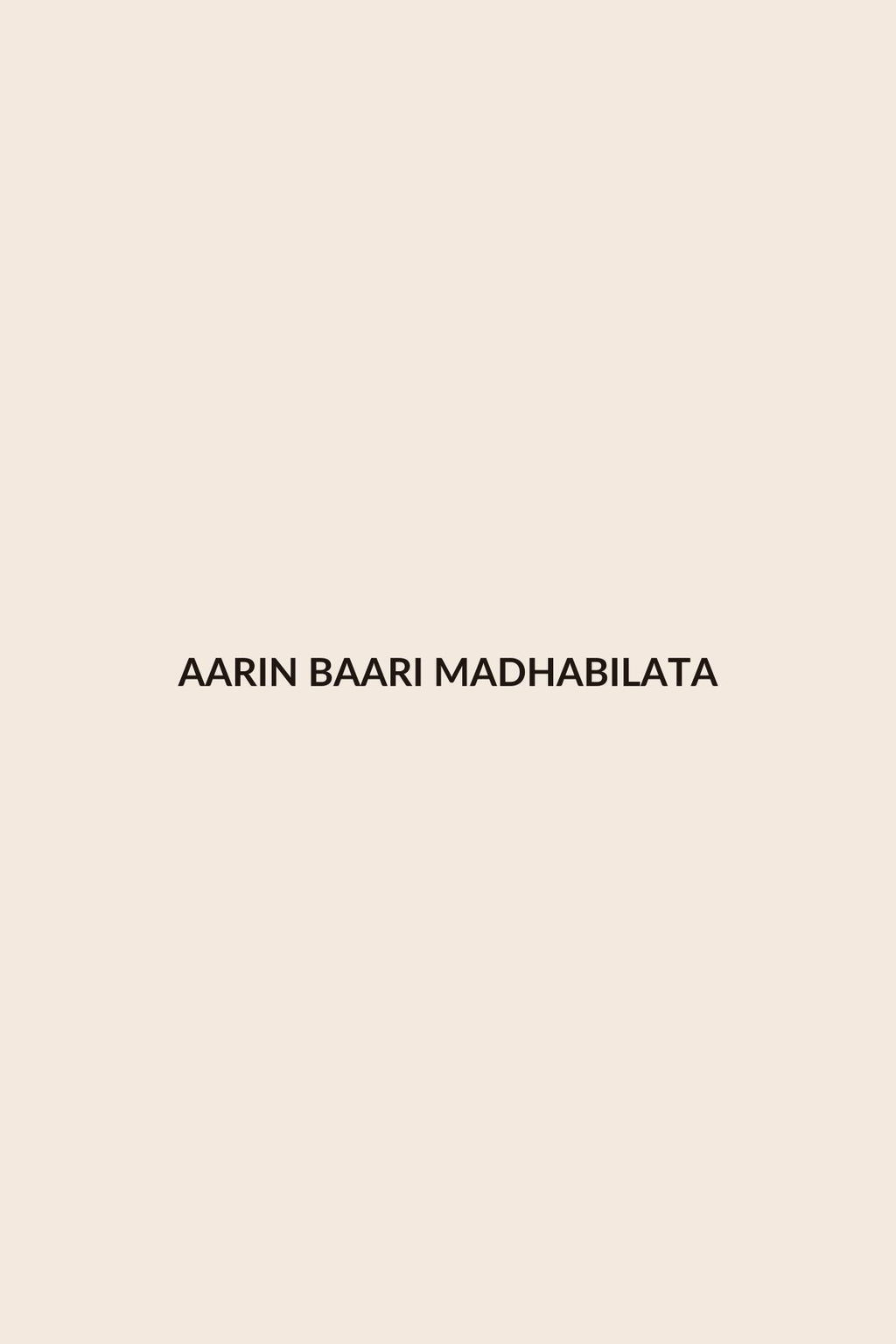 AARIN Baari - Madhabilata Cotton Handloom Saree