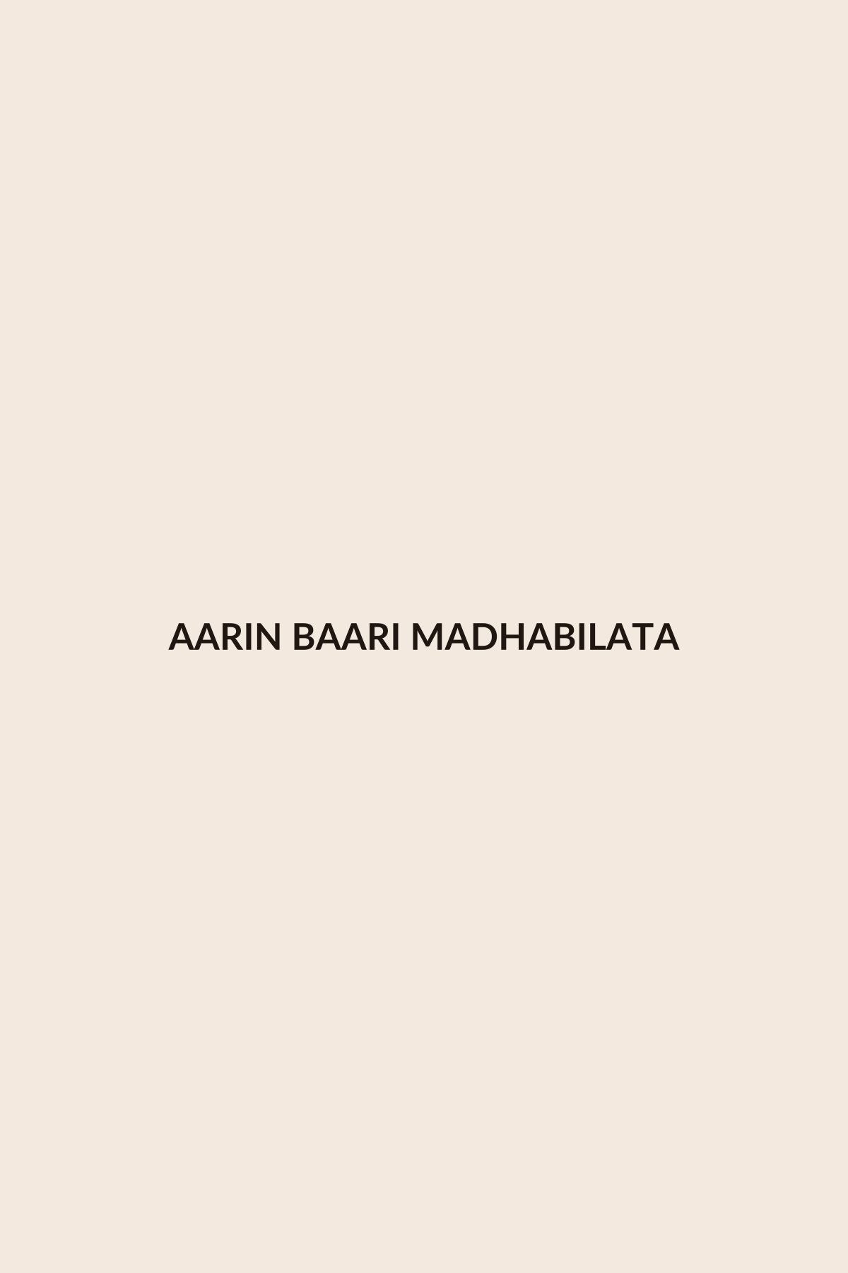 AARIN Baari - Madhabilata Cotton Handloom Saree