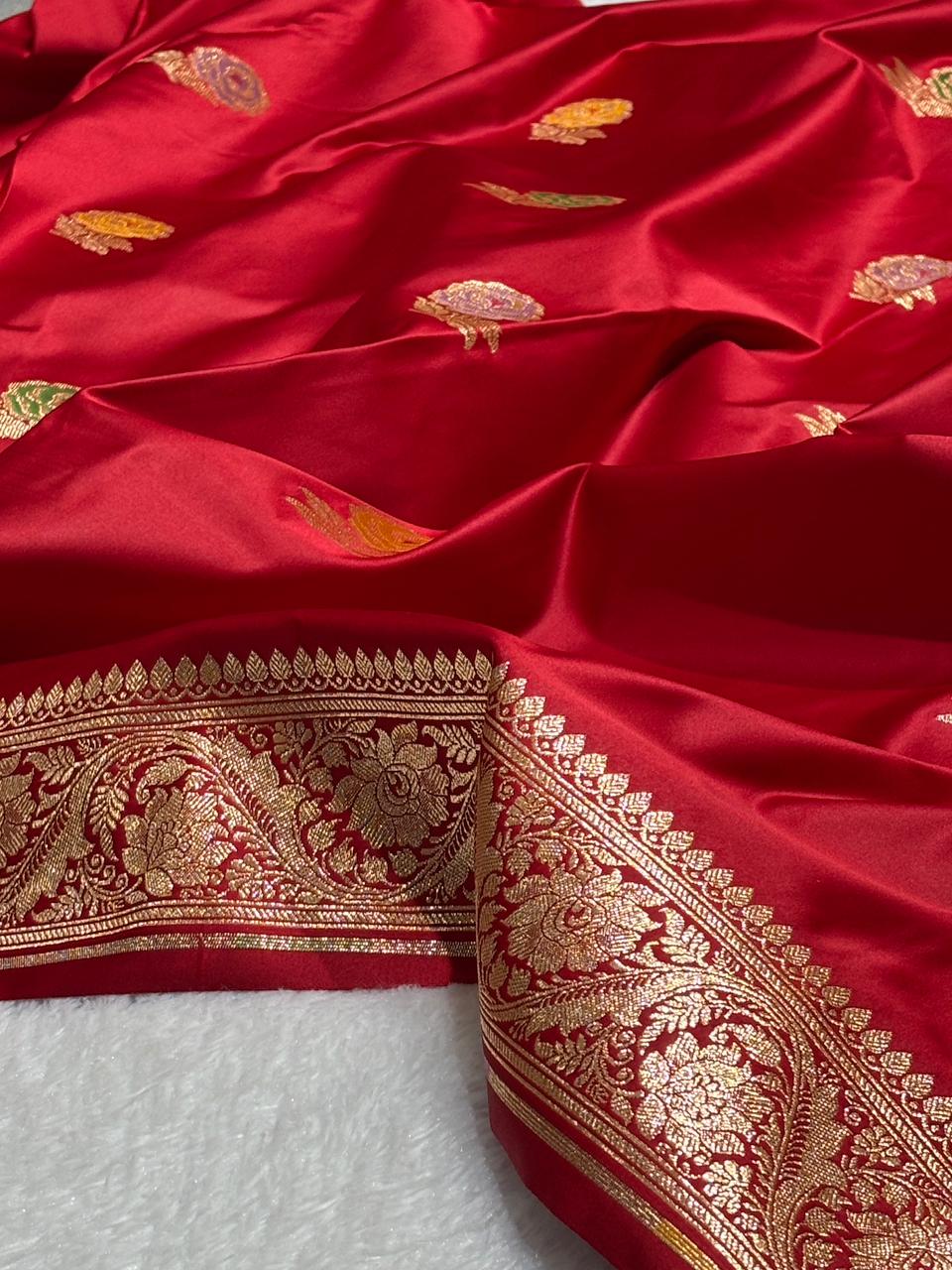 AARIN Baari - Parul Katan Silk Saree