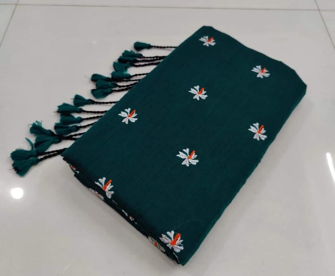 AARIN Baari - Shiuli Mul Cotton Saree