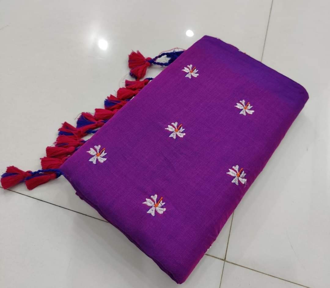 AARIN Baari - Shiuli Mul Cotton Saree