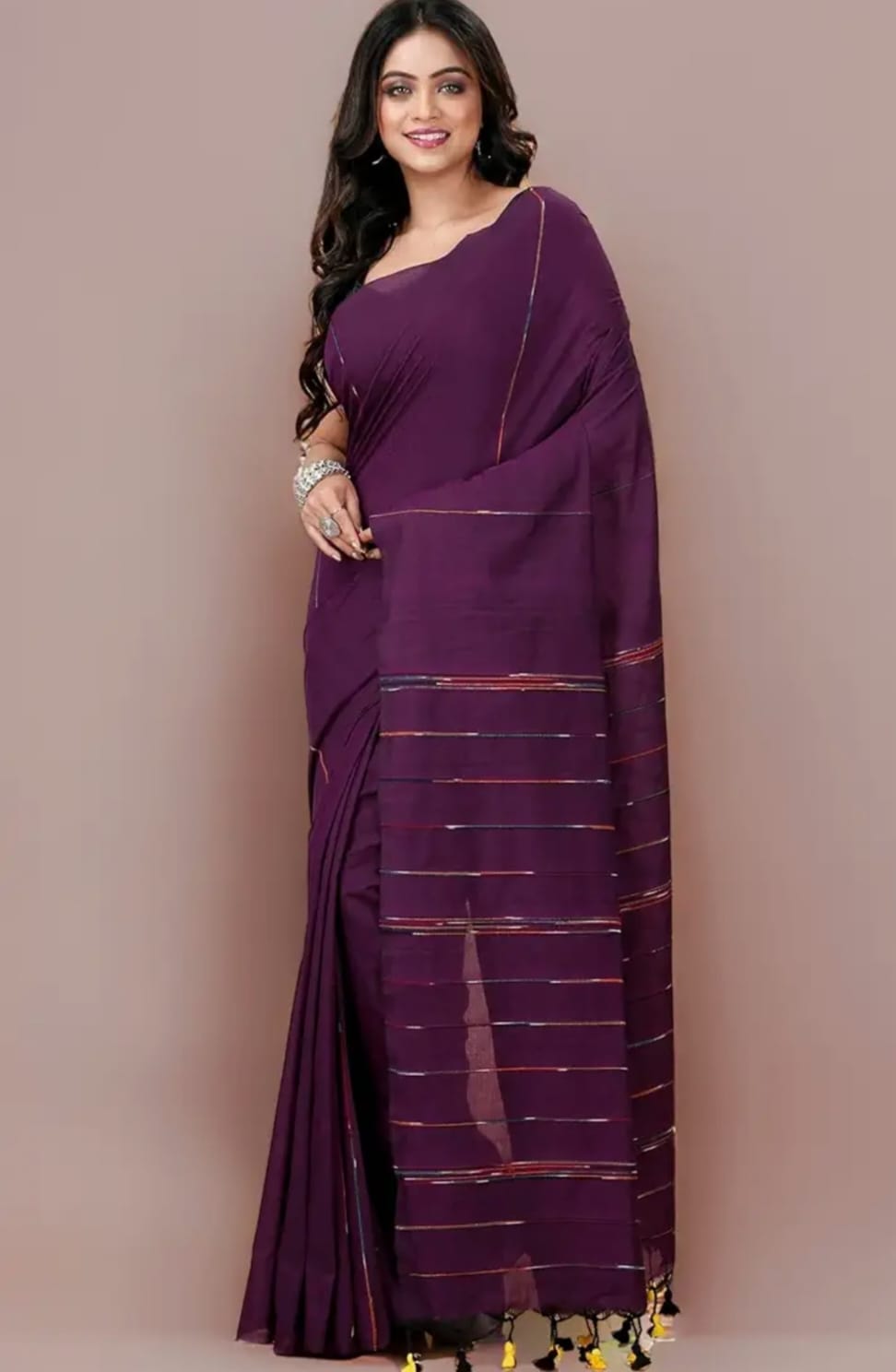 AARIN Baari - Madhabilata Cotton Handloom Saree