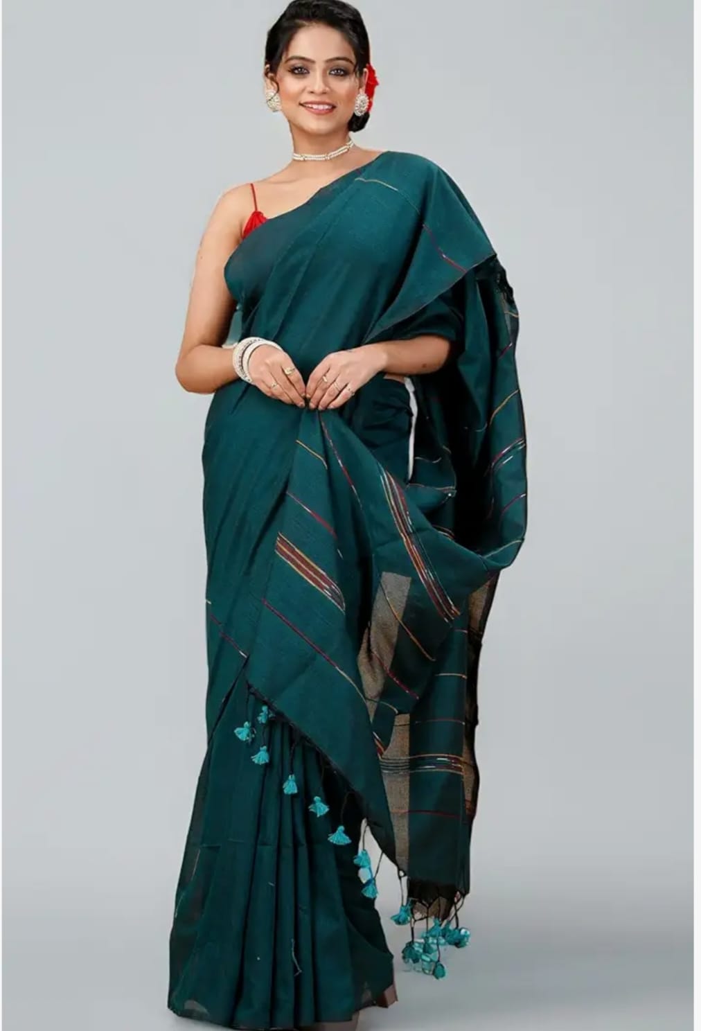 AARIN Baari - Madhabilata Cotton Handloom Saree