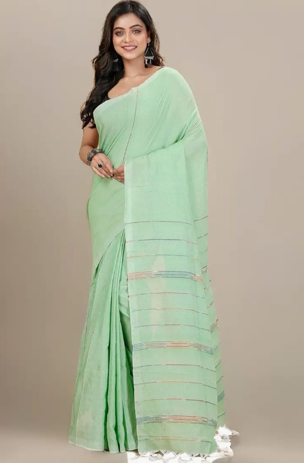 AARIN Baari - Madhabilata Cotton Handloom Saree