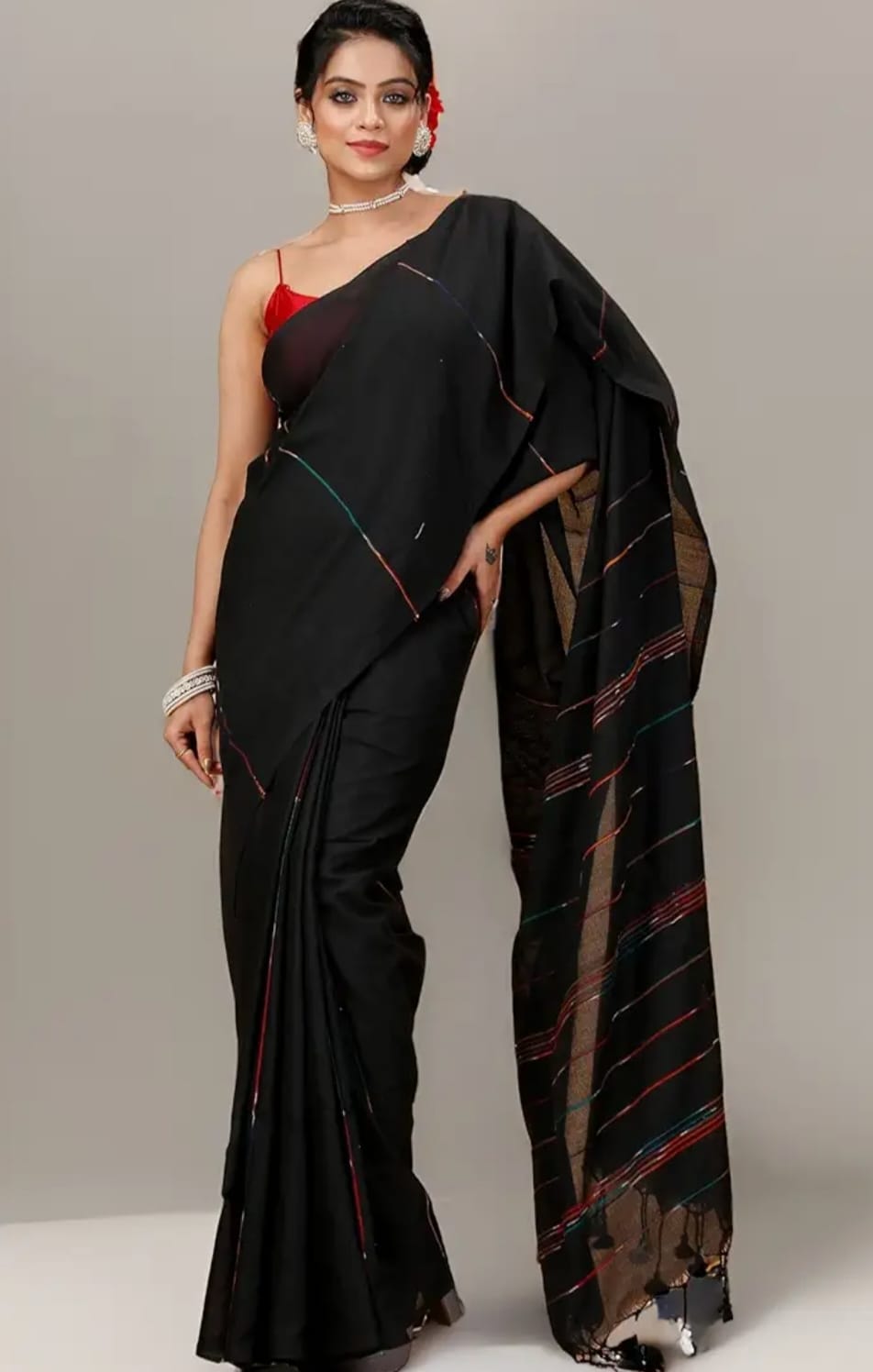 AARIN Baari - Madhabilata Cotton Handloom Saree