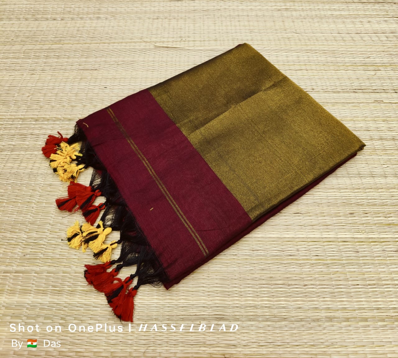 AARIN Baari - Dheu Pure Linen Saree