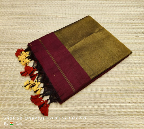 AARIN Baari - Dheu Pure Linen Saree