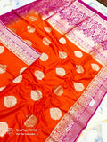 AARIN Baari - Kanak Semi Maheshwari Silk Saree