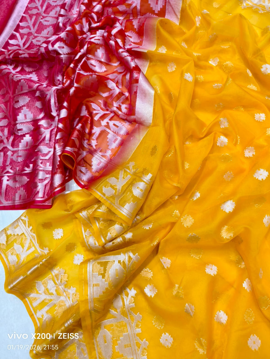 AARIN Baari - Bonolota Cotton Silk Saree